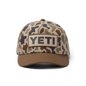 YETI&reg; Wetlands Camo Logo Badge Mid Pro Flat Brim Hat